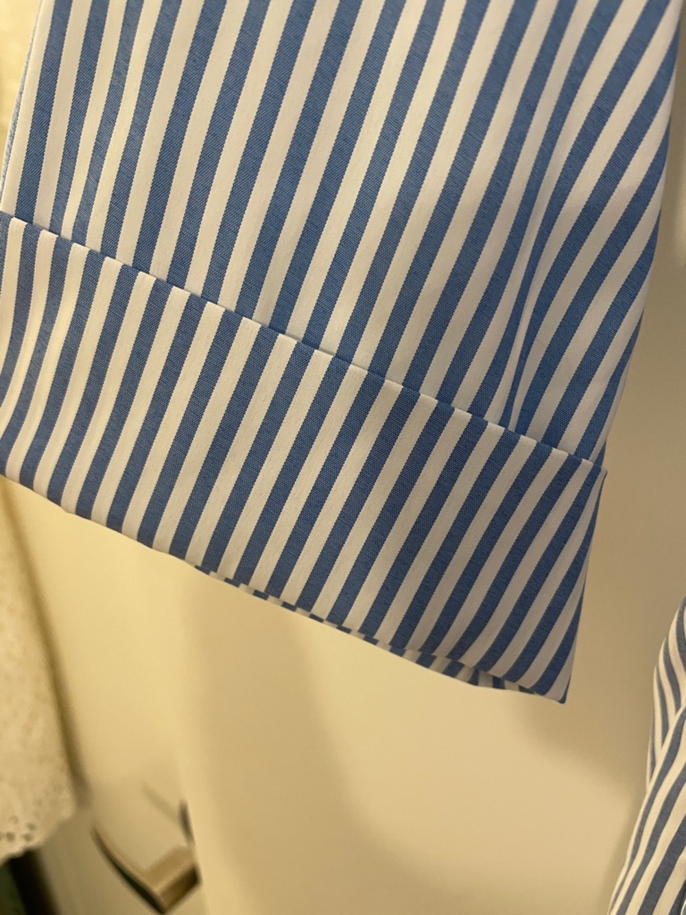 Tuckernuck Royal Shirtdress striped M EUC - Picture 5 of 9